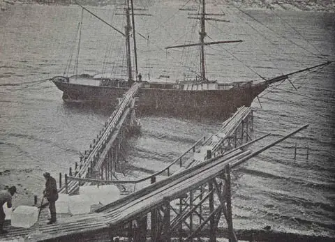 carlo gatti importazione di ghiaccio dalla norvegia